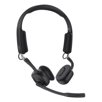 SHOKZ OpenMeet draadloze Bluetooth-beengeleidingsheadset voor videoconferenties