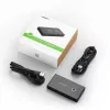 Ugreen 30767 USB 2.0 switchbox met 4 poorten en USB-kabels van 1,5 m, zwart