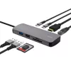 USB Type-C hub TRUST 25672 — HDMI, RJ-45, USB 3.2 Gen 1 Type-A/Type-C, SD/MicroSD, grijs