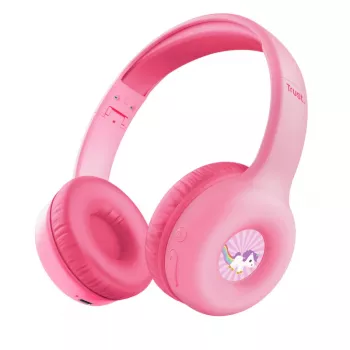 Trust Nouna, bedraad & draadloos, gesprekken/muziek, 20 - 20000 Hz, 134 g, headset, roze