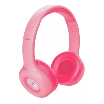 Trust Nouna, bedraad & draadloos, gesprekken/muziek, 20 - 20000 Hz, 134 g, headset, roze