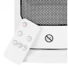 Elektrische keramische kachel NOVEEN PTC2000 — 2000 W, instelbare thermostaat, LED-display, timer, afstandsbediening, wit