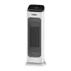 Elektrische keramische kachel NOVEEN PTC2000 — 2000 W, instelbare thermostaat, LED-display, timer, afstandsbediening, wit