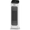 Elektrische keramische kachel NOVEEN PTC2000 — 2000 W, instelbare thermostaat, LED-display, timer, afstandsbediening, wit