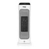 Elektrische keramische kachel NOVEEN PTC2000 — 2000 W, instelbare thermostaat, LED-display, timer, afstandsbediening, wit