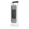 Elektrische keramische kachel NOVEEN PTC2000 — 2000 W, instelbare thermostaat, LED-display, timer, afstandsbediening, wit