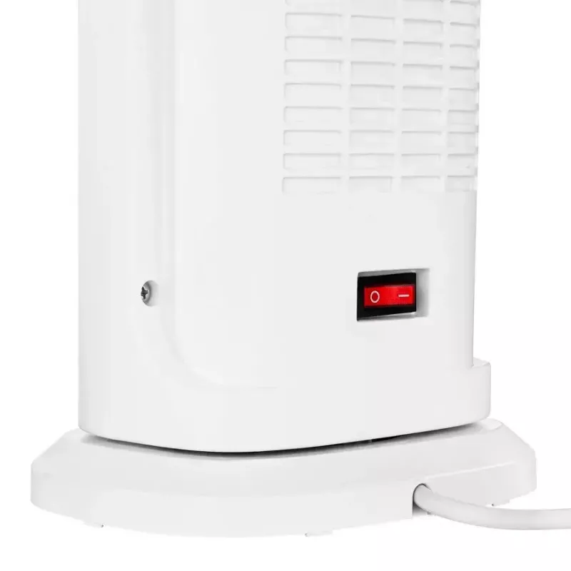 Elektrische keramische kachel NOVEEN PTC2000 — 2000 W, instelbare thermostaat, LED-display, timer, afstandsbediening, wit
