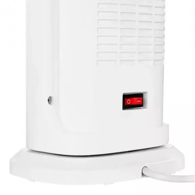 Elektrische keramische kachel NOVEEN PTC2000 — 2000 W, instelbare thermostaat, LED-display, timer, afstandsbediening, wit