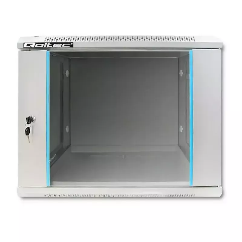 19 inch rack-kast QOLTEC 9U model 54484, afmetingen 600x500x450 mm
