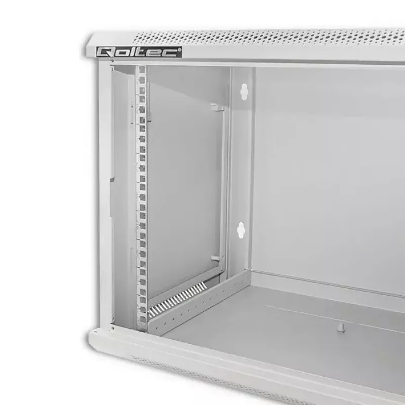 19 inch rack-kast QOLTEC 9U model 54484, afmetingen 600x500x450 mm