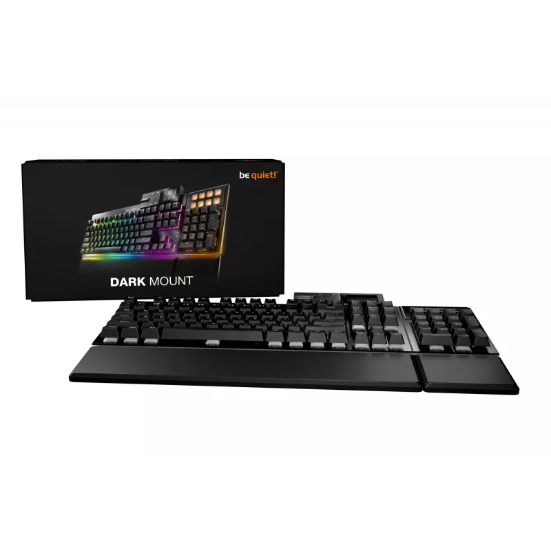 be quiet Dark Mount Silent Linear US ANSI toetsenbord Gaming USB QWERTY US Engels zwart