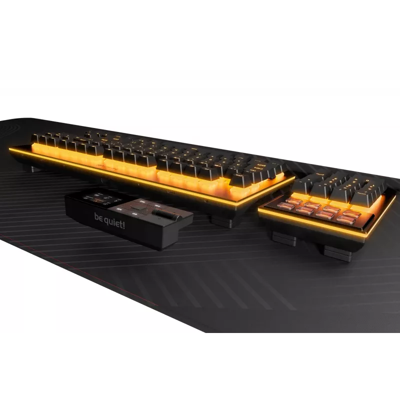 be quiet Dark Mount Silent Tactile US ANSI toetsenbord Gaming USB QWERTY US Engels zwart
