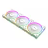 Behuizingsventilator ASUS Prime MR120 ARGB wit 120 mm, 1600 tpm, PWM, glijlager, 58 CFM