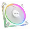 Behuizingsventilator ASUS Prime MR120 ARGB wit 120 mm, 1600 tpm, PWM, glijlager, 58 CFM