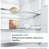 Koel-vriescombinatie Bosch Serie 4 KGN39VIEB vrijstaand 368 L, energie-efficiëntieklasse E, RVS, NoFrost, vriesgedeelte onder