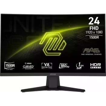 MSI MAG 244C computermonitor 59,9 cm (23,6 inch) 1920 x 1080 pixel Full HD LCD zwart