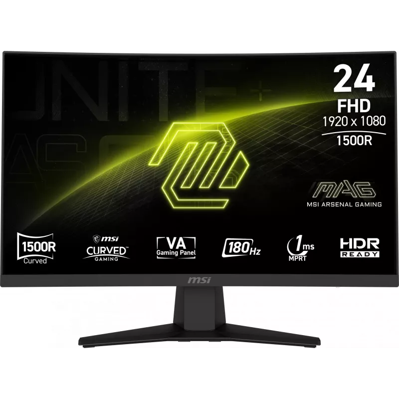 MSI MAG 244C computermonitor 59,9 cm (23,6 inch) 1920 x 1080 pixel Full HD LCD zwart