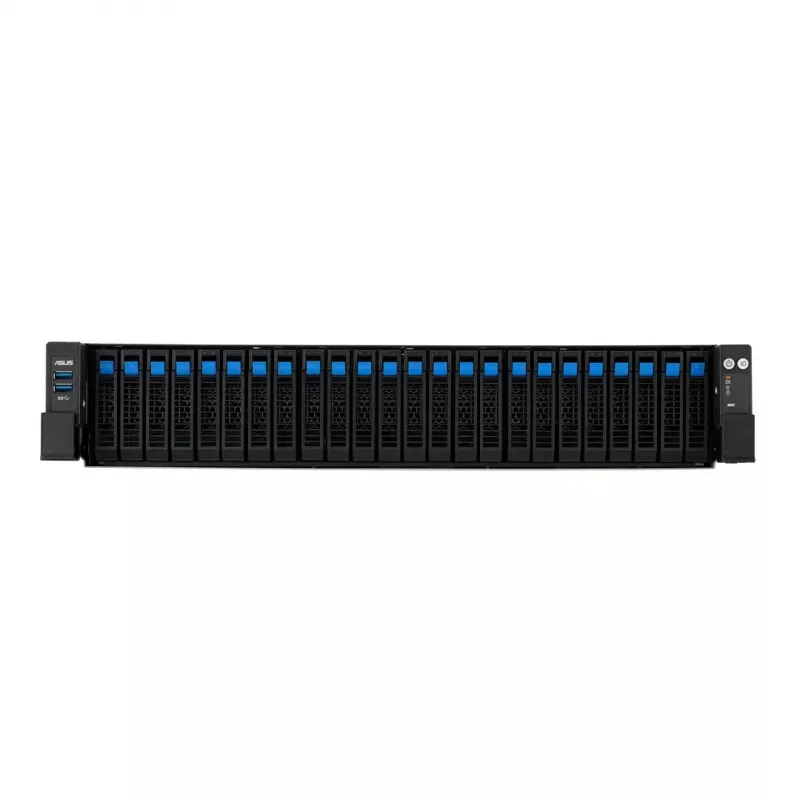 Server-rack platform ASUS RS720A-E13-RS24G 2U AMD, 24x 2,5-inch bays, 2x SP5 CPU, 24 DIMM DDR5, max. 3 TB, Aspeed AST2600