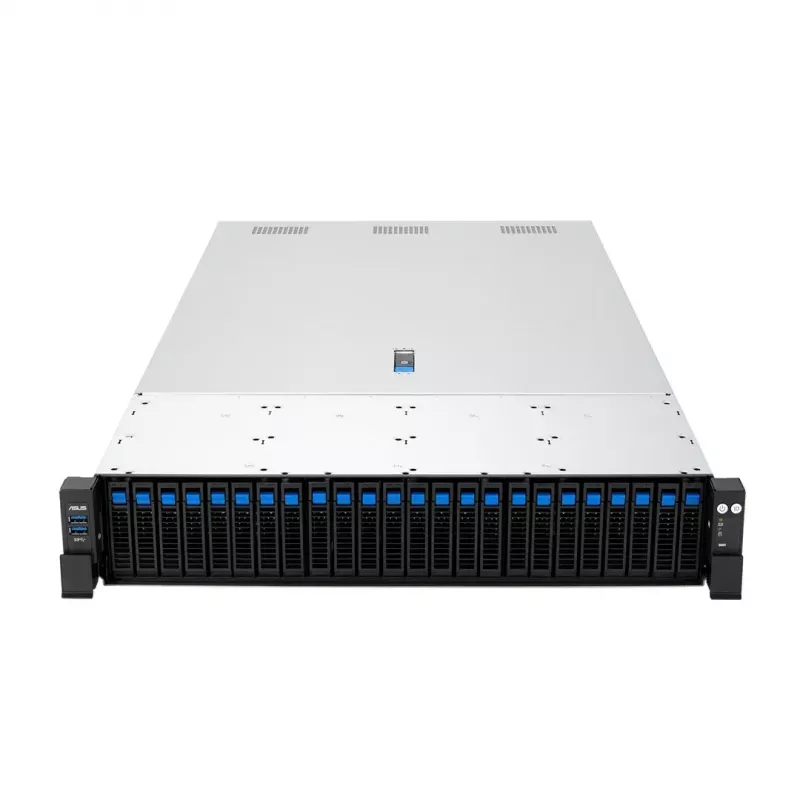 Server-rack platform ASUS RS720A-E13-RS24G 2U AMD, 24x 2,5-inch bays, 2x SP5 CPU, 24 DIMM DDR5, max. 3 TB, Aspeed AST2600