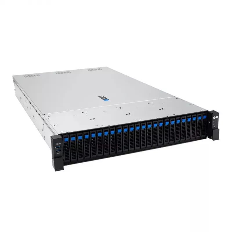 Server-rack platform ASUS RS720A-E13-RS24G 2U AMD, 24x 2,5-inch bays, 2x SP5 CPU, 24 DIMM DDR5, max. 3 TB, Aspeed AST2600
