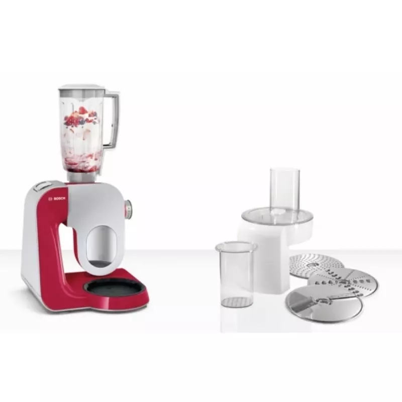 Bosch MUM58720 keukenmachine 1000 W 3,9 l grijs, rood, roestvrij staal