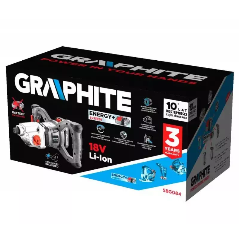 Graphite 58G084 elektrische grondboor