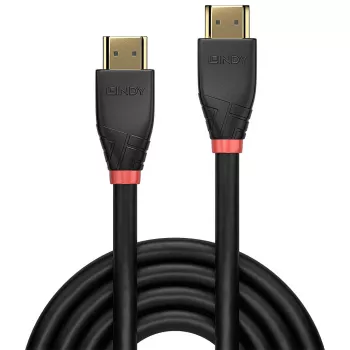 Lindy 15m Active HDMI 18G kabel, 15 m, HDMI type A (standaard), HDMI type A (standaard), 18 Gbit/s, zwart