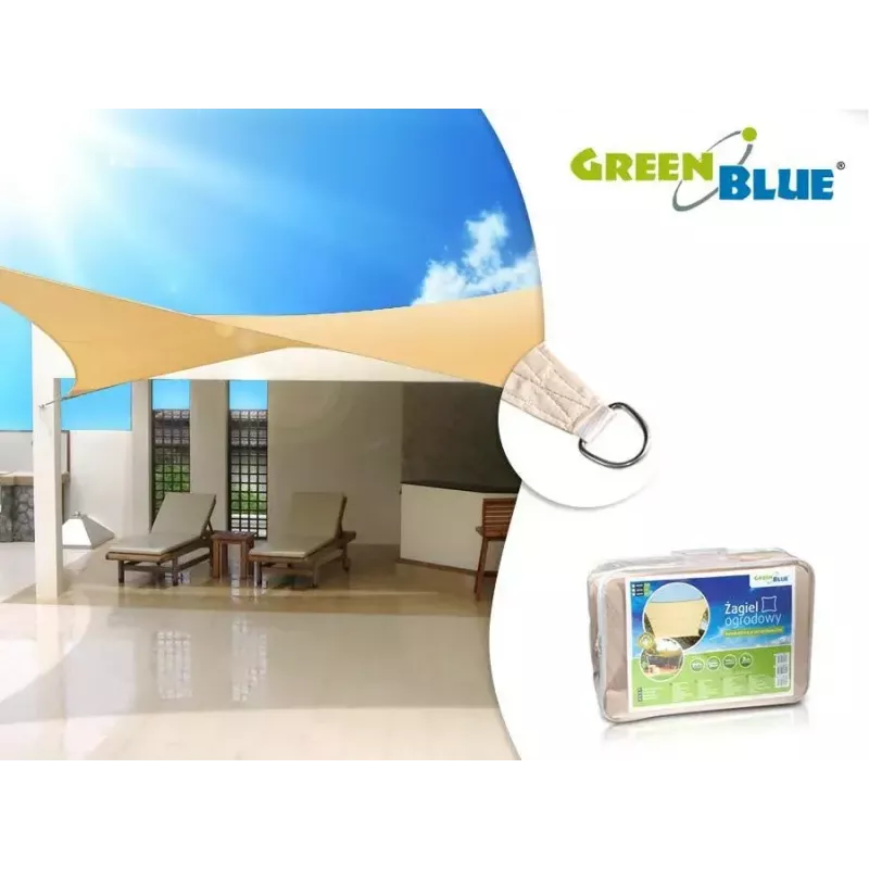 GreenBlue GB505 zonwering UV 5 m vierkante polyester buitenoverkapping