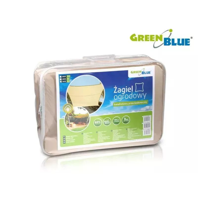 GreenBlue GB505 zonwering UV 5 m vierkante polyester buitenoverkapping