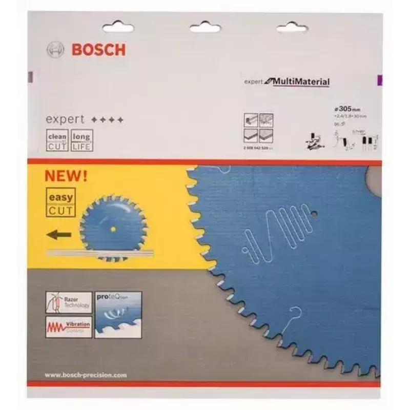 Bosch 2608642529 Expert for Multi Material cirkelzaagblad, 305 mm, asgat 30 mm, 96 tanden