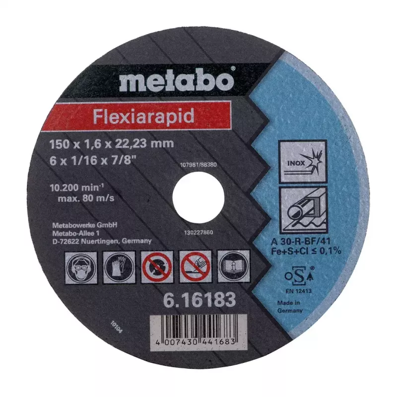 Haakse slijper Metabo W 18 LTX 150 QUICK 600404650