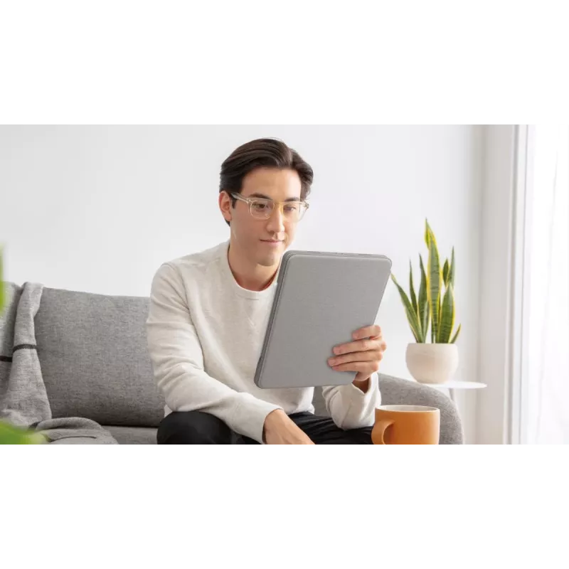 LOGITECH Combo Touch - Sand voor iPad Pro 12,9 inch (5e gen.) - US International QWERTY