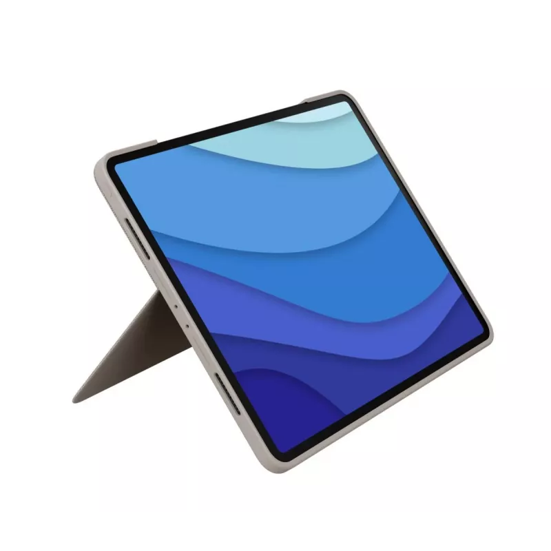 LOGITECH Combo Touch - Sand voor iPad Pro 12,9 inch (5e gen.) - US International QWERTY