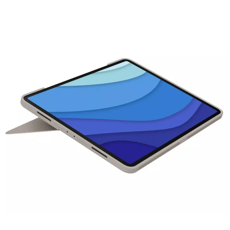 LOGITECH Combo Touch - Sand voor iPad Pro 12,9 inch (5e gen.) - US International QWERTY