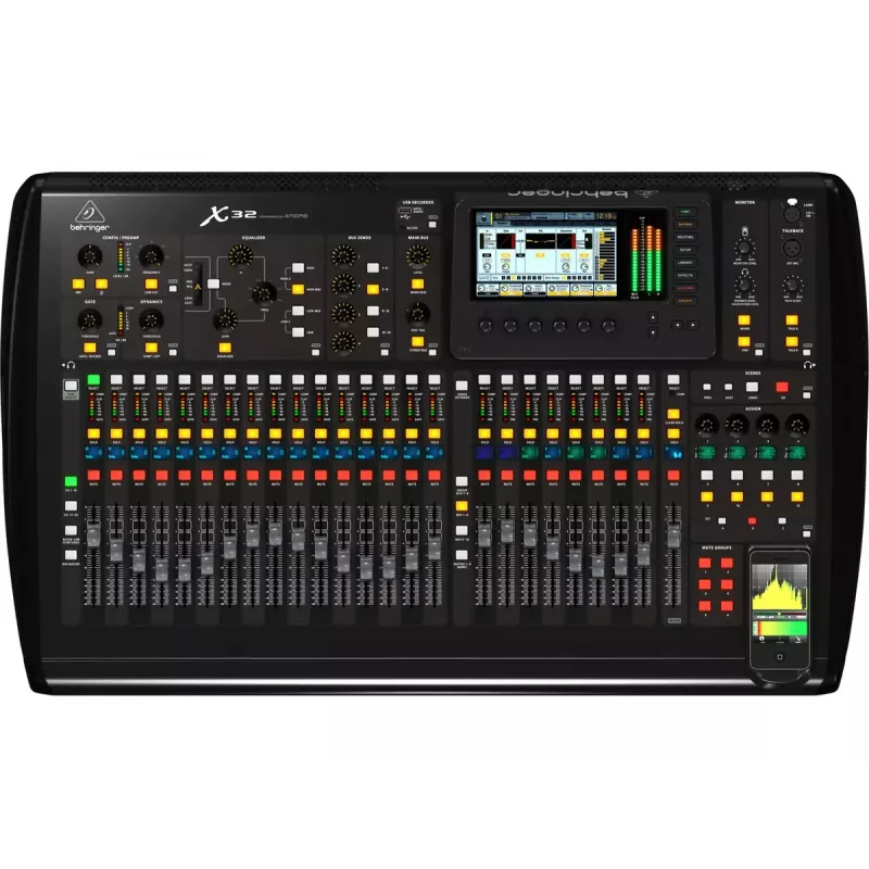 Behringer X32 audiomixer 40 kanalen 10 - 22000 Hz Zwart