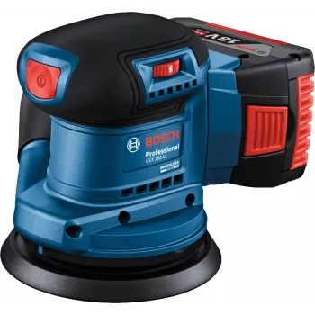 Bosch GEX 185-LI Professional excentrische schuurmachine 10000 OPM blauw