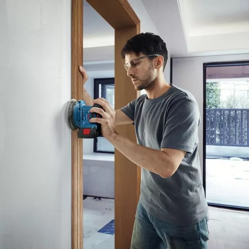 Bosch GEX 185-LI Professional excentrische schuurmachine 10000 OPM blauw