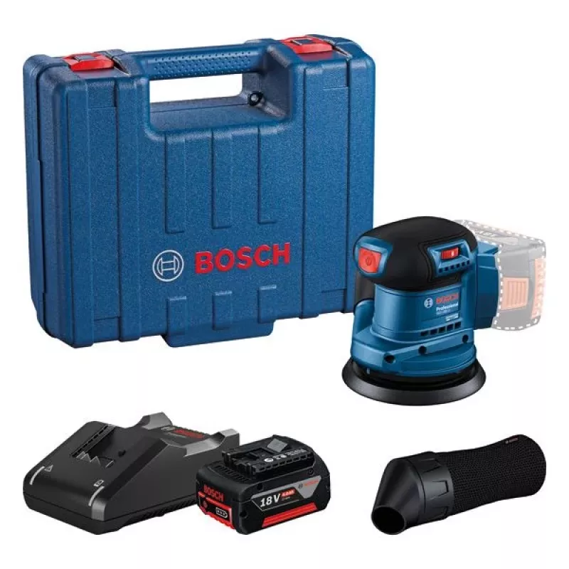 Bosch GEX 185-LI Professional excentrische schuurmachine 10000 OPM blauw