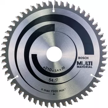 Bosch Multi-Material-cirkelzaagbladen, aluminium, 21 cm, Bosch, 235 g, 1 st.