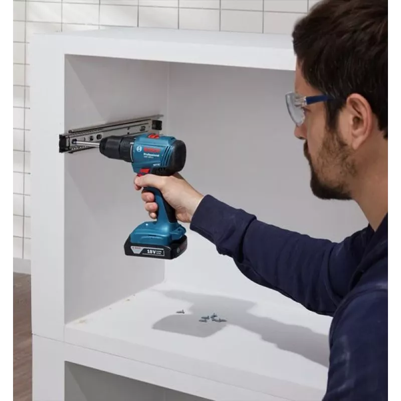 Bosch GSR 185-LI Professional 1900 RPM blauw