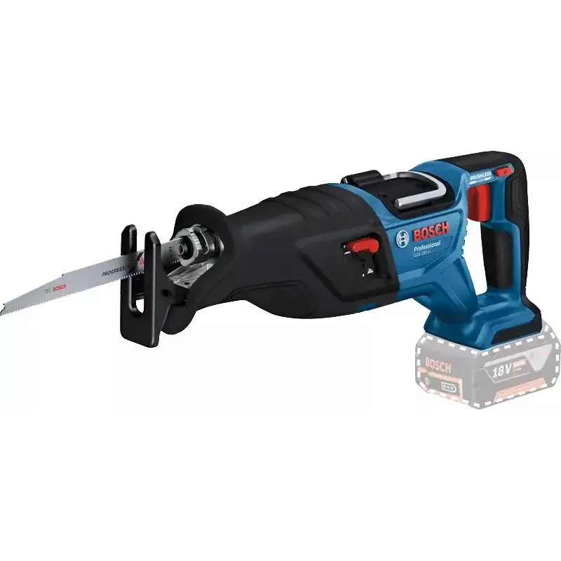 Sabelzaag Bosch GSA 185-LI Brushless 2900 spm zwart