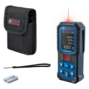 Laser-afstandsmeter Bosch GLM 50-22 Professional IP65, 1,5-V-batterij, 200 g, met opbergkoffer