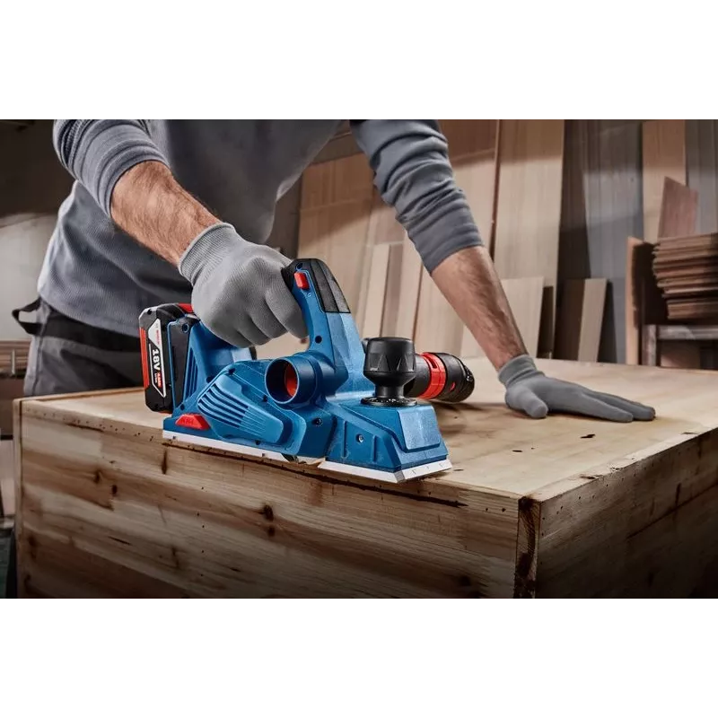 Bosch GHO 185-LI zwart, blauw 14000 RPM