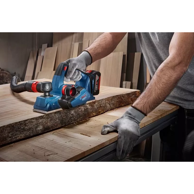 Bosch GHO 185-LI zwart, blauw 14000 RPM