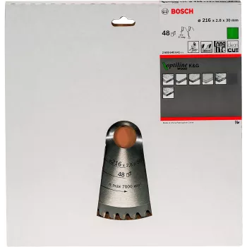 Bosch Optiline Wood 2608640641 cirkelzaagblad voor hout