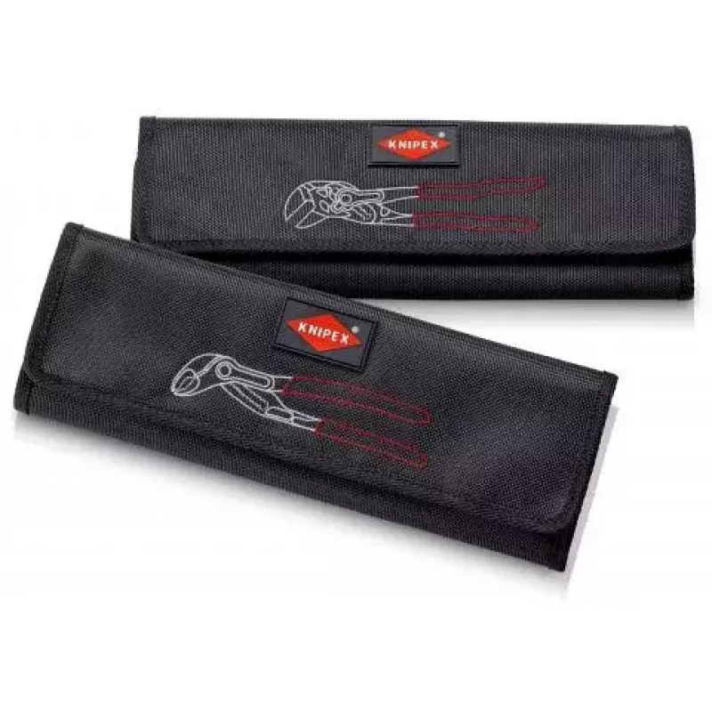 Knipex 00 19 55 S6 tangsleutelset, 3-delig, in opvouwbare tas, rood