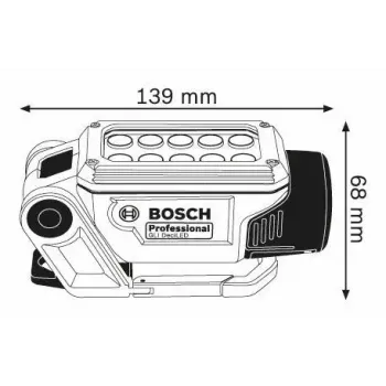 Bosch GLI DeciLED Professional blauw, grijs LED