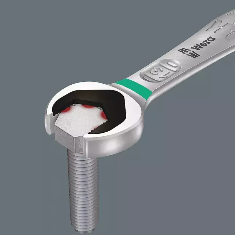 Wera 05003765001 Joker steeksleutel 17x19 mm, roestvrij staal, verchroomd