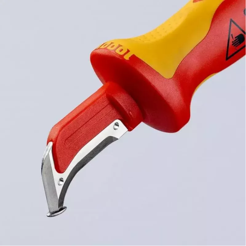 Stanleymes Knipex 98 55 SB rood geel vast mes