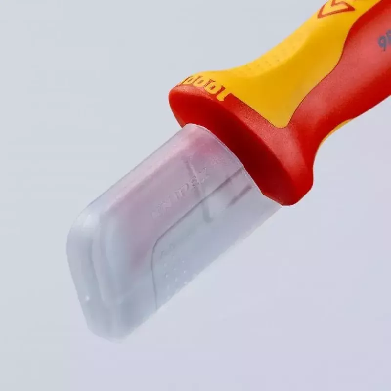 Stanleymes Knipex 98 55 SB rood geel vast mes